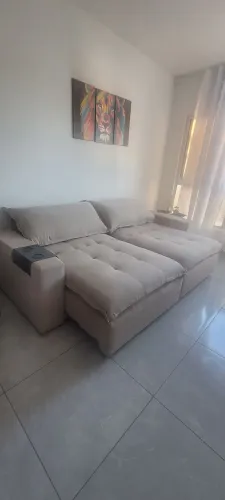 Sofá 3 lugares retrátil