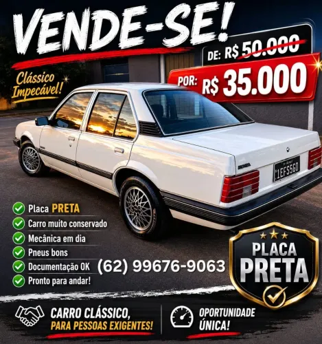 Chevrolet Monza GL 1.8 Efi/ SL/ L/ 650/barc. 2e4p (álcool) 1983
