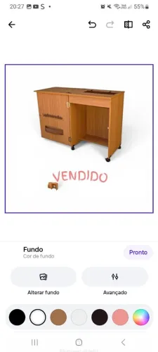 VENDE-se MESA DE MAQUINA DE COSTURA.