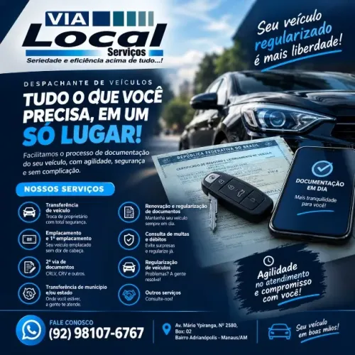 Serviço de Despachante de Veículos