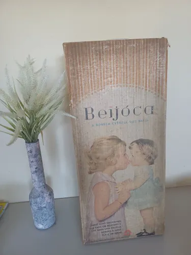 Caixa  Para Boneca Beijoca Antiga 