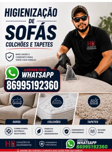 Higienização de estofados