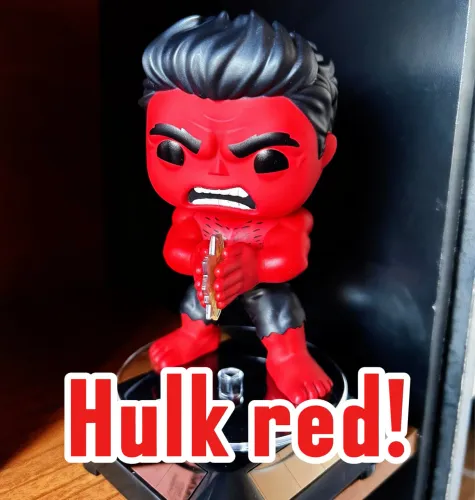 Funko pop Hulk red (Vermelho) - Marvel exclusivo (Novo)