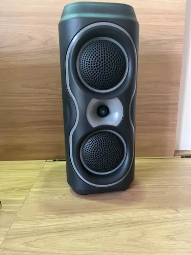 Caixa de Som Bluetooth Altomex AL-3958 Com LED RGB e Rádio FM (Nova na Caixa)