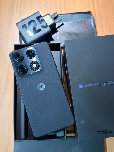 MOTOROLA SIGNATURE 512GB NOVO NF GARANTIA