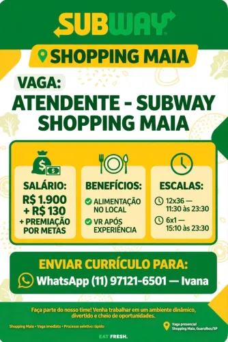 Atendente de restaurante 