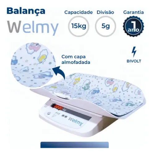 Balança Digital Pediátrica Welmy