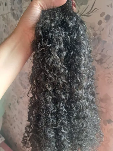Mega hair cacheado cabelo 100% humano