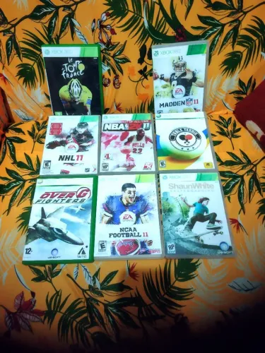 Jogos de Xbox 360 prensados . Para aparelho desbloqueado.