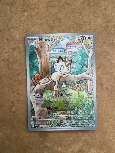 Carta Meowth (106/094) da coleção Fogo Fantasmagórico