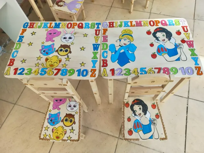Kit Cadeira Infantil + Mesa Temático (Entrega grátis)