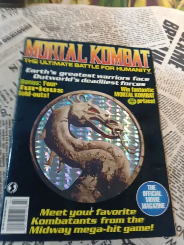 Revista mortal kombat ultimate battle for humanity (em inglês)