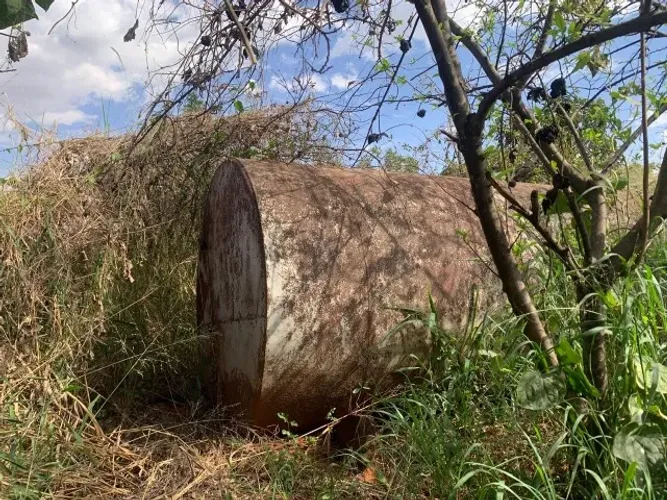 Caixa de água em chapa de aço
