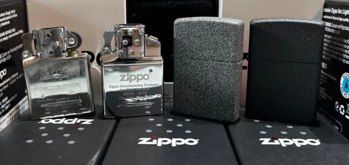 2 Isqueiros Zippo Classic e ARC Taser Novos Originais Preço Especial pelo Par