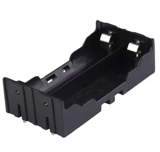 Suporte Porta Pilha Bateria Lanterna 18650 duplo