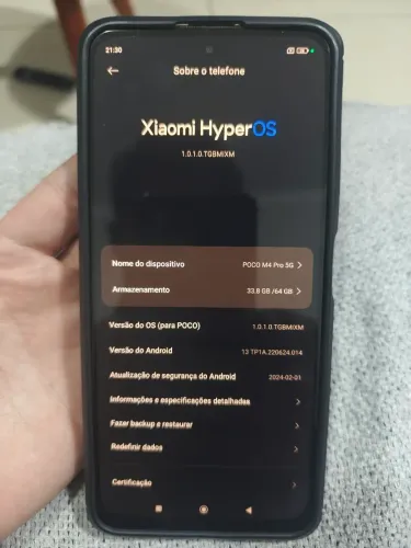 XAIOMI - Poço M4 PRO - 5G