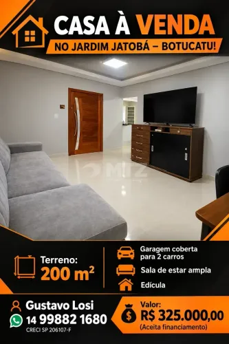 Casa à venda, Conjunto Residencial Jatobá, Botucatu, SP