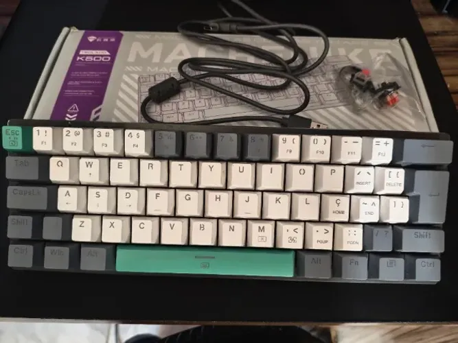 Teclado mecânico k500-b61