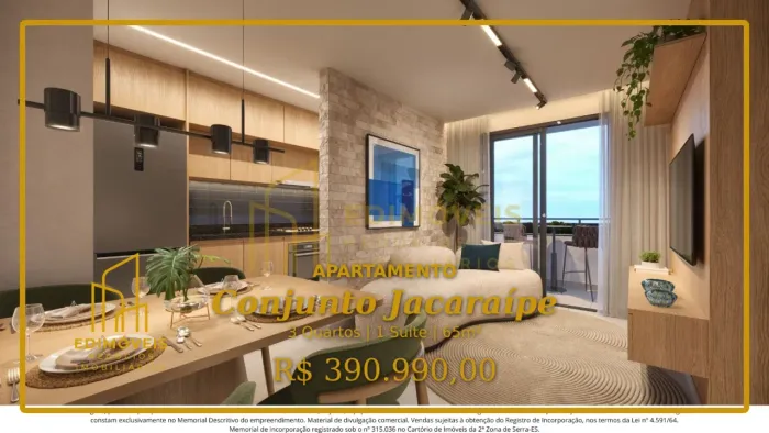 Incrível Apartamento em Conjunto Jacaraípe: 2 Quartos e Suíte!