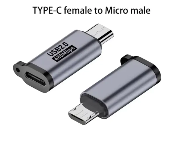 Adaptador Micro USB para Tipo C