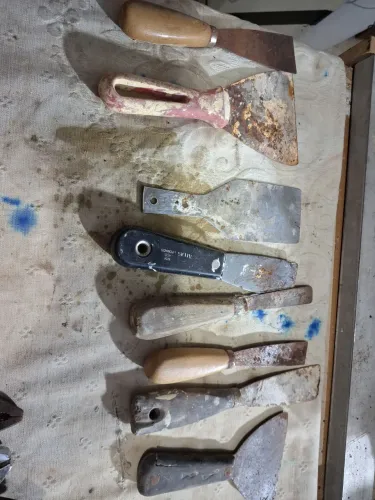 8 espátula de aço