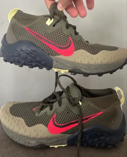 tênis nike trail  wildhorse 7 verde 39