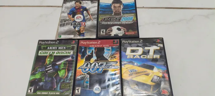 Jogos Playstation 02, Lote 05 originais