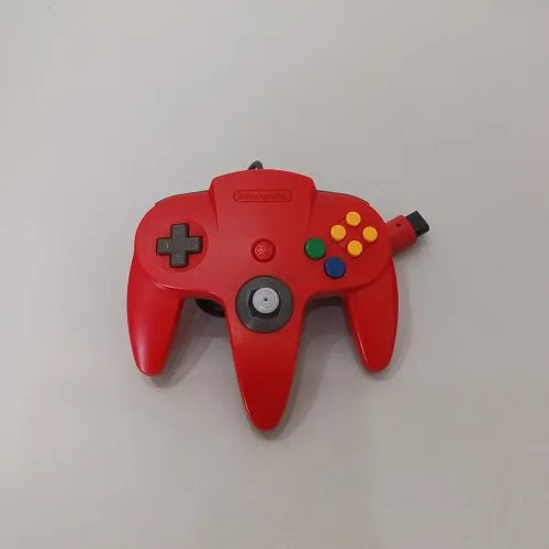 Vendo Controle Original Nintendo 64 Vermelho Semi novo 