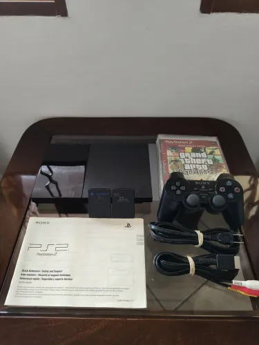 PS2 SCPH-90001 COM MANUAL Higienizado Leitor 100%