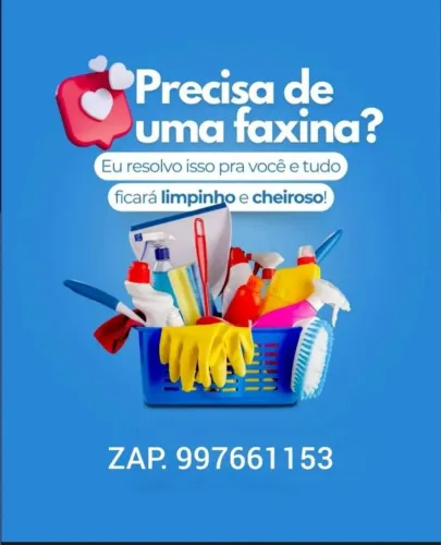 Faxina em geral 