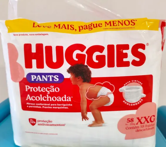 OFERTA Fralda Huggies Roupinha