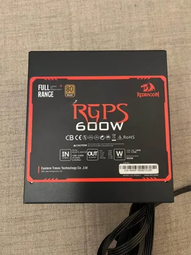 Fonte Redragon RGPS 600W Bronze Plus