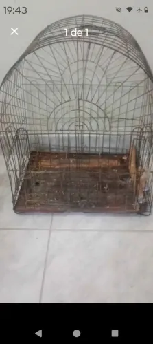 Gaiola toda de ferro