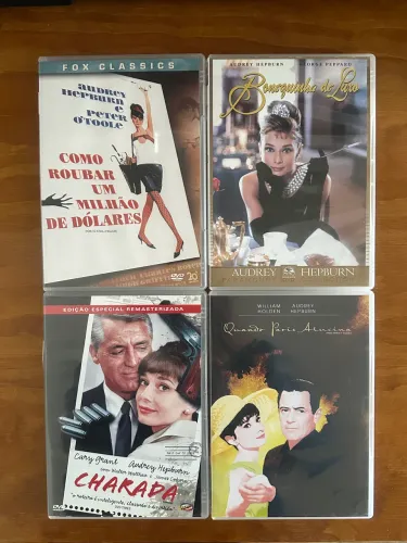 Coleção DVD Filmes Audrey Hepburn