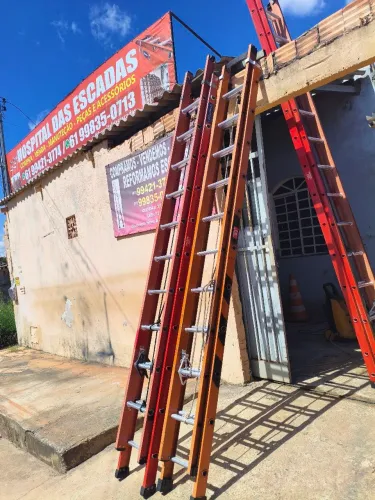 Escada extenssiva 6m 630$ dinheiro Pix ou cartão c/ taxa 