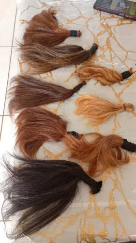 Cabelo humano faz a cabeça toda 100,00 tudo