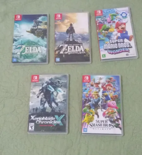 Jogos de nindendo switch