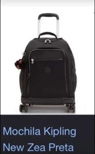 Mochila Klipping Preta - Modelo New Zea