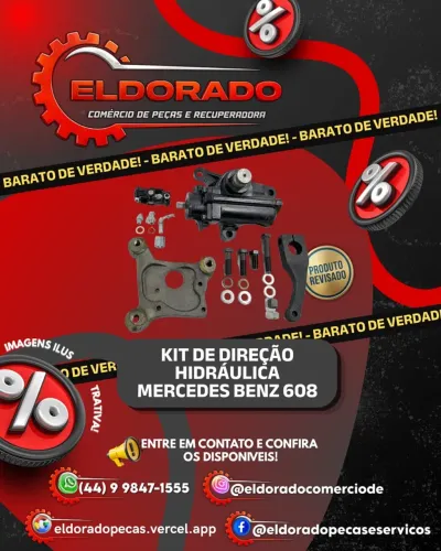 Kit direção Mercedes 608