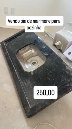 PIA DE MARMORE PARA COZINHA