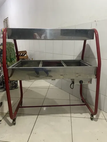 Self service carinho com 9 Cubas