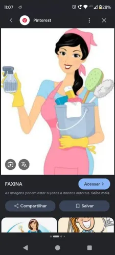 Faço faxina no final de semana 