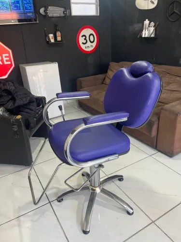 Cadeira de Salão Barbearia reclinável