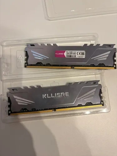Memória RAM 32GB DDR4 (2x16GB Kllisre com Dissipador- Pouco Uso)