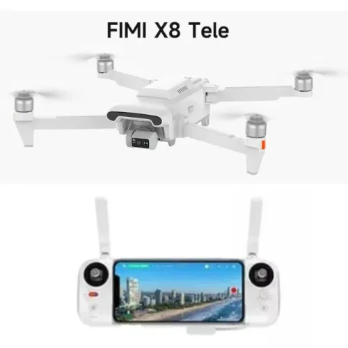 Drone Fimi X8 Tele Dupla Camera 4k 10Km Alcance Zoom 30x Híbrido Até 47 Minutos de Vôo Bat