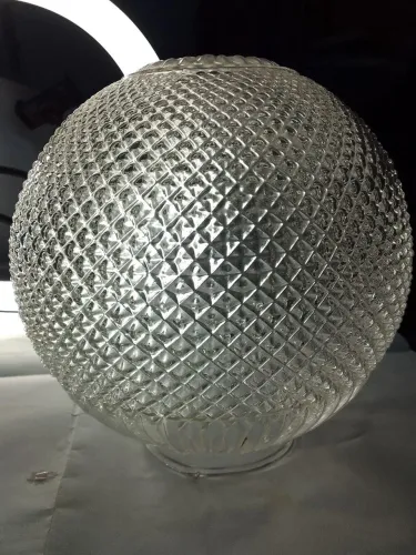 Globo de vidro para teto bico de jaca tamanho grande