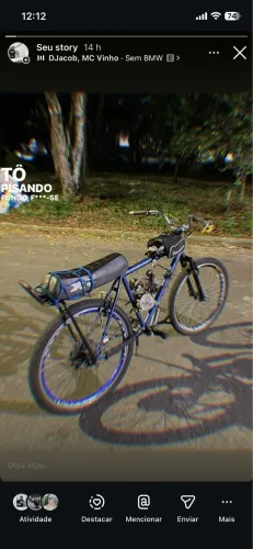 Motorizada 80 cilindradas aro 26