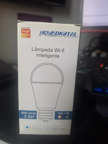 Lâmpada Inteligente Wi-Fi RGB NovaDigital - Alexa/Google