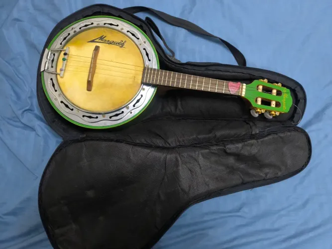 Banjo marques captação elétrica mais capa