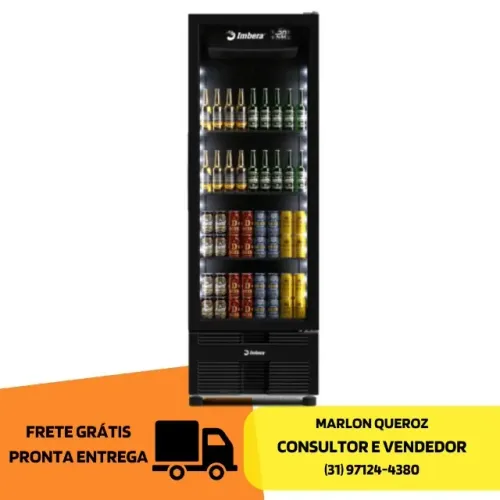 Cervejeira 454L Imbera Porta de Vidro Nova